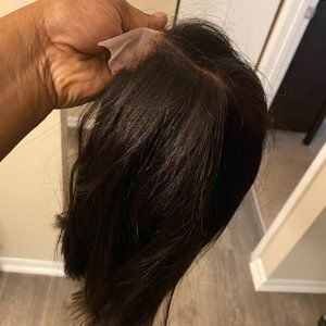 Asymmetric Side Part 4x4 Closure Short Bob Wig I Soft & Manageable - 10 inches